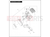 Harley-Davidson 2010 VRSC VRSCDX NIGHT ROD SPECIAL  - VRSCDX REAR BRAKE CALIPER