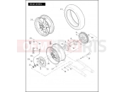 Harley-Davidson 2010 VRSC VRSCDX NIGHT ROD SPECIAL  - VRSCDX REAR WHEEL
