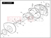 HARLEY-DAVIDSON DYNA LOW RIDER  - FXDL AIR CLEANER