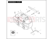 Harley-Davidson 2009 SOFTAIL SOFTAIL DELUXE  - FLSTN SADDLEBAGS - FLSTC