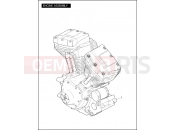 Harley-Davidson 2009 SOFTAIL CROSS BONES  - FLSTSB ENGINE ASSEMBLY - TWIN CAM 96â¢