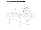 HARLEY-DAVIDSON NIGHT TRAIN  - FXSTB EVAPORATIVE EMISSIONS COMPONENTS