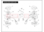 HARLEY-DAVIDSON NIGHT TRAIN  - FXSTB HANDLEBAR SWITCHES