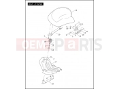 HARLEY-DAVIDSON NIGHT TRAIN  - FXSTB SEAT - FLSTSB