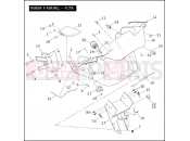 Harley-Davidson 2009 TOURING ELECTRA GLIDE STANDARD  - FLHT INNER FAIRING - FLTR