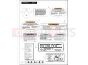 Harley-Davidson 2009 TOURING ELECTRA GLIDE STANDARD  - FLHT WARNINGS & LABELS