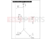 Harley-Davidson 2009 TOURING ELECTRA GLIDE STANDARD  - FLHT WIRING HARNESS, CONSOLE - FLHR & FLHRC