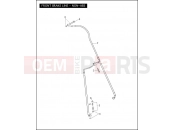 Harley-Davidson 2009 TOURING ELECTRA GLIDE CLASSIC  - FLHTC FRONT BRAKE LINE - NON-ABS