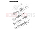Harley-Davidson 2009 TOURING ELECTRA GLIDE CLASSIC  - FLHTC TRANSMISSION GEARS