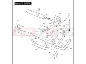 Harley-Davidson 2009 TOURING ULTRA CLASSIC  - FLHTCU EXHAUST SYSTEM