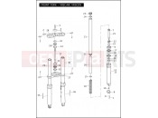 Harley-Davidson 2009 VRSC VRSCDX NIGHT ROD SPECIAL  - VRSCDX FRONT FORK - VRSCAW, VRSCDX