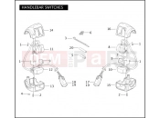 Harley-Davidson 2009 VRSC VRSCDX NIGHT ROD SPECIAL  - VRSCDX HANDLEBAR SWITCHES