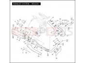 EXHAUST SYSTEM - VRSCDX - Harley-Davidson V-ROD MUSCLE - VRSCF 2009