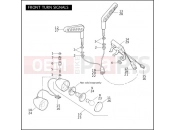 FRONT TURN SIGNALS - Harley-Davidson V-ROD MUSCLE - VRSCF 2009