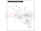 HARLEY-DAVIDSON CVO DYNA  - FXDSE2 ENGINE MOUNTS & STABILIZER LINK