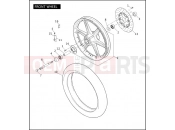 HARLEY-DAVIDSON CVO DYNA  - FXDSE2 FRONT WHEEL