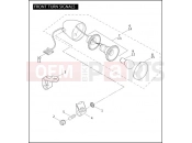 FRONT TURN SIGNALS - Harley-Davidson CVO SOFTAIL SPRINGER - FXSTSSE2 2008
