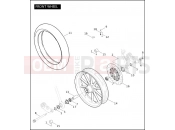 FRONT WHEEL - Harley-Davidson CVO SOFTAIL SPRINGER - FXSTSSE2 2008