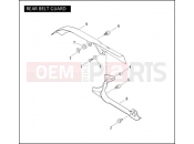 REAR BELT GUARD - Harley-Davidson CVO SOFTAIL SPRINGER - FXSTSSE2 2008