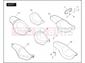 Harley-Davidson 2008 DYNA DYNA FAT BOB  - FXDF SEATS