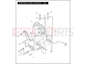 REAR BRAKE LINES & MODULE - ABS - Harley-Davidson FLHTC SIDECAR - SIDECAR FOR FLHTC 2008