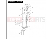 FRONT FORK - BRACKETS - Harley-Davidson FLTR SIDECAR - SIDECAR FOR FLTR 2008