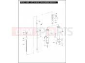 FRONT FORK - LEFT & RIGHT (NON-FAIRING) - Harley-Davidson FLTR SIDECAR - SIDECAR FOR FLTR 2008
