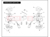 Harley-Davidson 2008 SOFTAIL HERITAGE SOFTAIL  - FLST HANDLEBAR SWITCHES