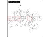 Harley-Davidson 2008 SOFTAIL ROCKER  - FXCW FRAME & JIFFY STAND