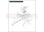 Harley-Davidson 2008 TOURING ELECTRA GLIDE CLASSIC  - FLHTC FRONT BRAKE MASTER CYLINDER