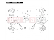 HANDLEBAR SWITCHES - Harley-Davidson VRSCAW W/ABS - VRSCAWA 105 2008