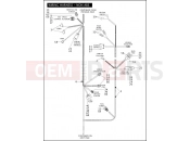 WIRING HARNESS - NON ABS (CONTINUED) - Harley-Davidson VRSCAW W/ABS - VRSCAWA 105 2008