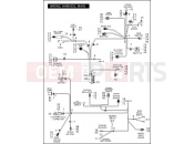 Harley-Davidson 2007 CVO/CUSTOM CVO DYNA  - FXDSE WIRING HARNESS, MAIN (CONTINUED)