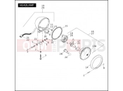 Harley-Davidson 2007 DYNA DYNA WIDE GLIDE  - FXDWG HEADLAMP