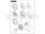 Harley-Davidson 2007 SOFTAIL NIGHT TRAIN  - FXSTB REAR WHEEL