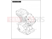Harley-Davidson 2007 SOFTAIL SOFTAIL CUSTOM  - FXSTC ENGINE ASSEMBLY - TWIN CAM 96â¢