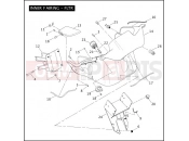 Harley-Davidson 2007 TOURING ROAD KING CUSTOM  - FLHRS INNER FAIRING - FLTR