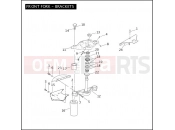 Harley-Davidson 2007 TOURING ULTRA CLASSIC  - FLHTCU FRONT FORK - BRACKETS