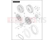 Harley-Davidson 2007 TOURING ULTRA CLASSIC  - FLHTCU FRONT WHEEL