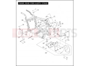 FRAME, REAR FORK & JIFFY STAND - Harley-Davidson CVO FAT BOY - FLSTFSE2 2006