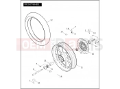 FRONT WHEEL - Harley-Davidson CVO FAT BOY - FLSTFSE2 2006