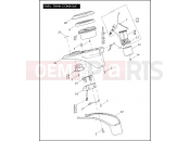 FUEL TANK CONSOLE - Harley-Davidson CVO FAT BOY - FLSTFSE2 2006