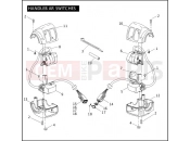 HANDLEBAR SWITCHES - Harley-Davidson CVO FAT BOY - FLSTFSE2 2006