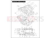 CRANKCASE - UPPER & LOWER - Harley-Davidson CVO V-ROD - VRSCSE2 2006