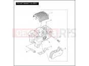 FRONT BRAKE CALIPER - Harley-Davidson CVO V-ROD - VRSCSE2 2006