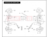 HANDLEBAR SWITCHES - Harley-Davidson CVO V-ROD - VRSCSE2 2006