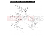 REAR FORK, DEBRIS DEFLECTOR, & BELT GUARD - Harley-Davidson CVO V-ROD - VRSCSE2 2006