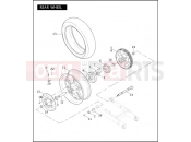 REAR WHEEL - Harley-Davidson CVO V-ROD - VRSCSE2 2006
