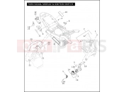 TURN SIGNAL MODULE & IGNITION SWITCH - Harley-Davidson CVO V-ROD - VRSCSE2 2006