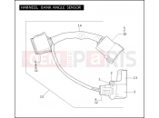 Harley-Davidson 2006 SIDECAR FLHRCI SIDECAR  - SIDECAR FOR FLHRCI HARNESS, BANK ANGLE SENSOR